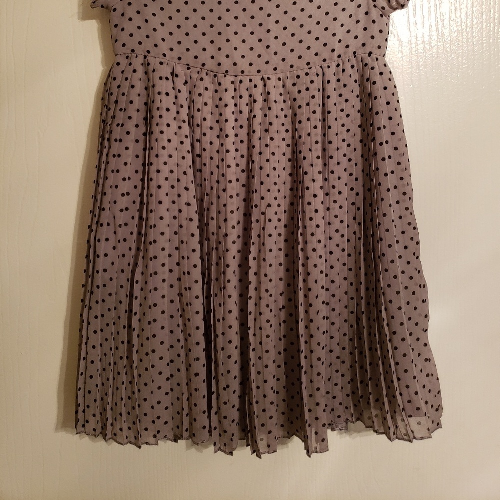 H&M Grey polka dot young girl's dress